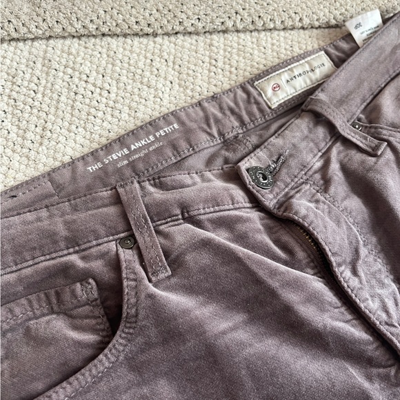 AG, The Stevie Ankle Petite Ankle Velvet Pants, size 30P - Picture 14 of 17